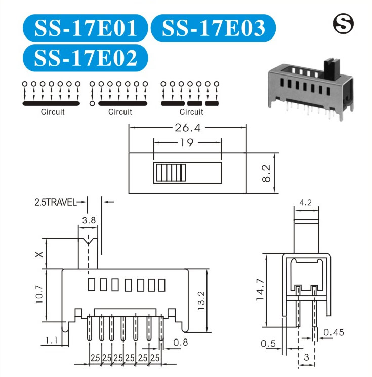 SS-17E01轻触开关